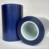 苏州六洲厂家直销 PVC镀金蓝膜 PCB防护膜蓝色PVC电镀保护膜 镀金蓝膜 明兰保护膜胶带