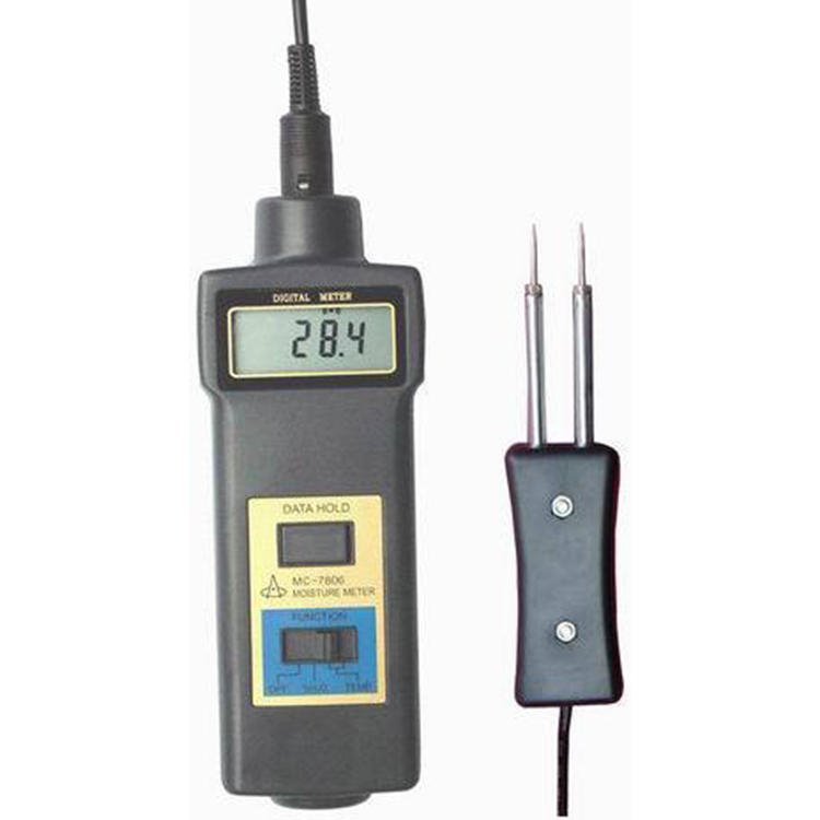 浦予 木材水分仪MC7806 非导电物质水分测量仪 带温度显示