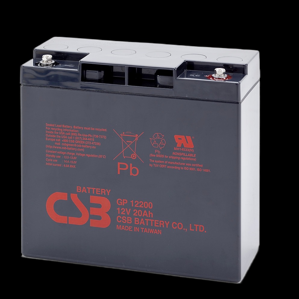 CSB蓄电池GP12200铅酸免维护CSB电池12V20AH 储能应急电池图片