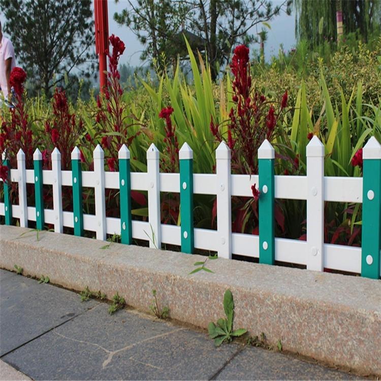 PVC栅栏 街道草坪绿化栏杆 佳星 塑钢护栏 草坪围栏 厂家价格
