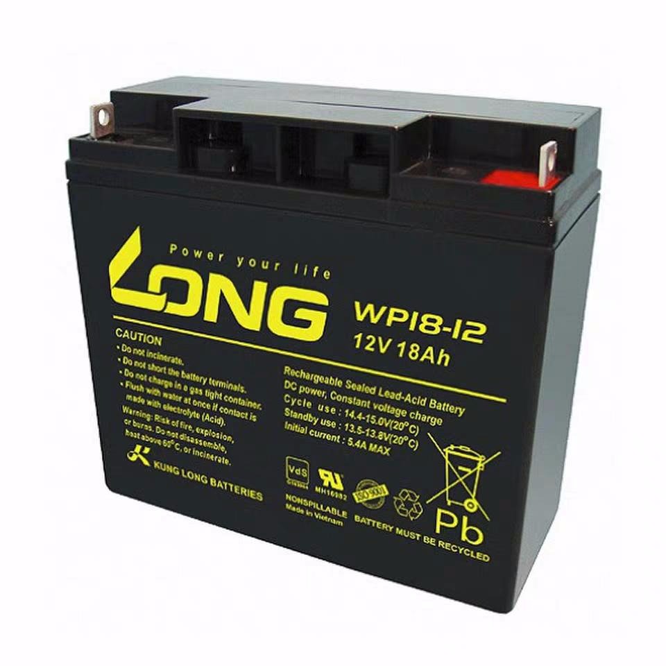 LONG牌蓄电池 台湾广隆蓄电池12V18AH  广隆铅酸免维护蓄电池WP18-12 质保1年图片