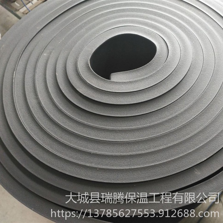 橡塑板 阻燃耐火橡塑保温板 瑞腾 单面铝箔橡塑板 质优价廉