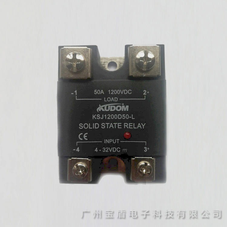 库顿 KUDOM KSJ1200D50-L 直控直固态继电器 单相直流固态继电器 直流固态继电器SSR