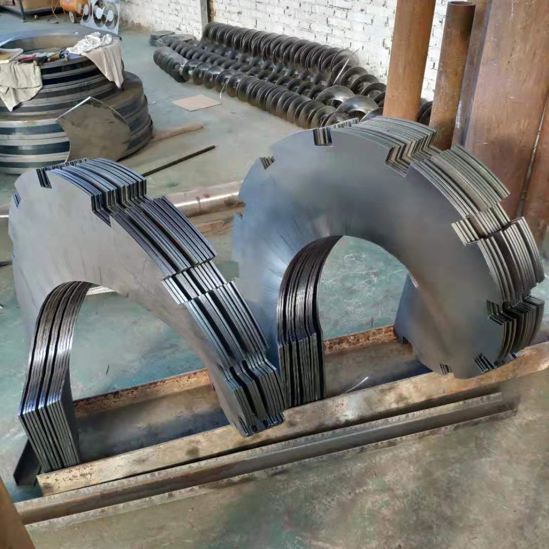 螺旋叶片加工 加工碳钢螺旋叶片 LL18碳钢螺旋叶片 谦信碳钢螺旋叶片加工厂家