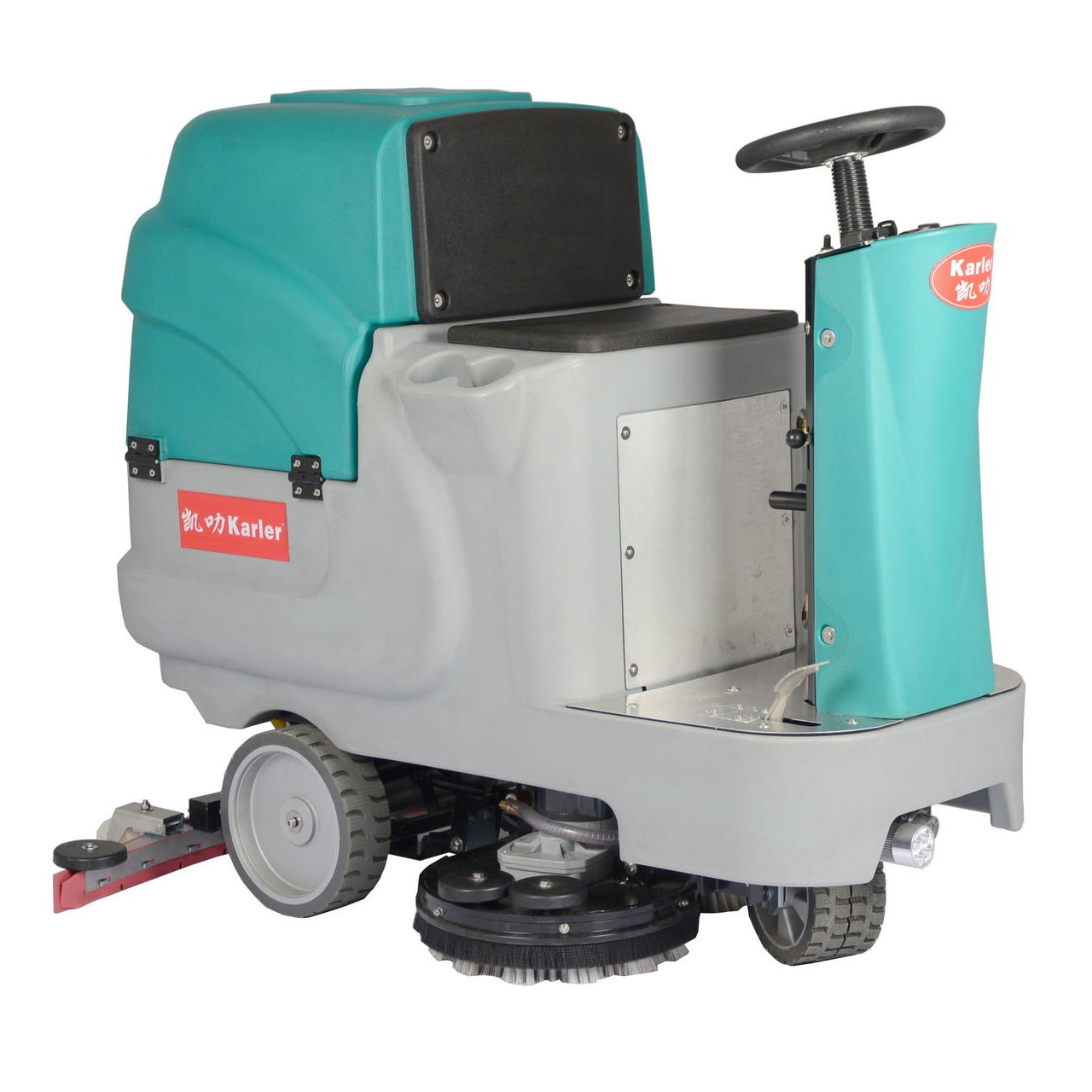 凯叻双刷驾驶式洗地机HY660 广州市包装印刷造纸厂保洁擦地机
