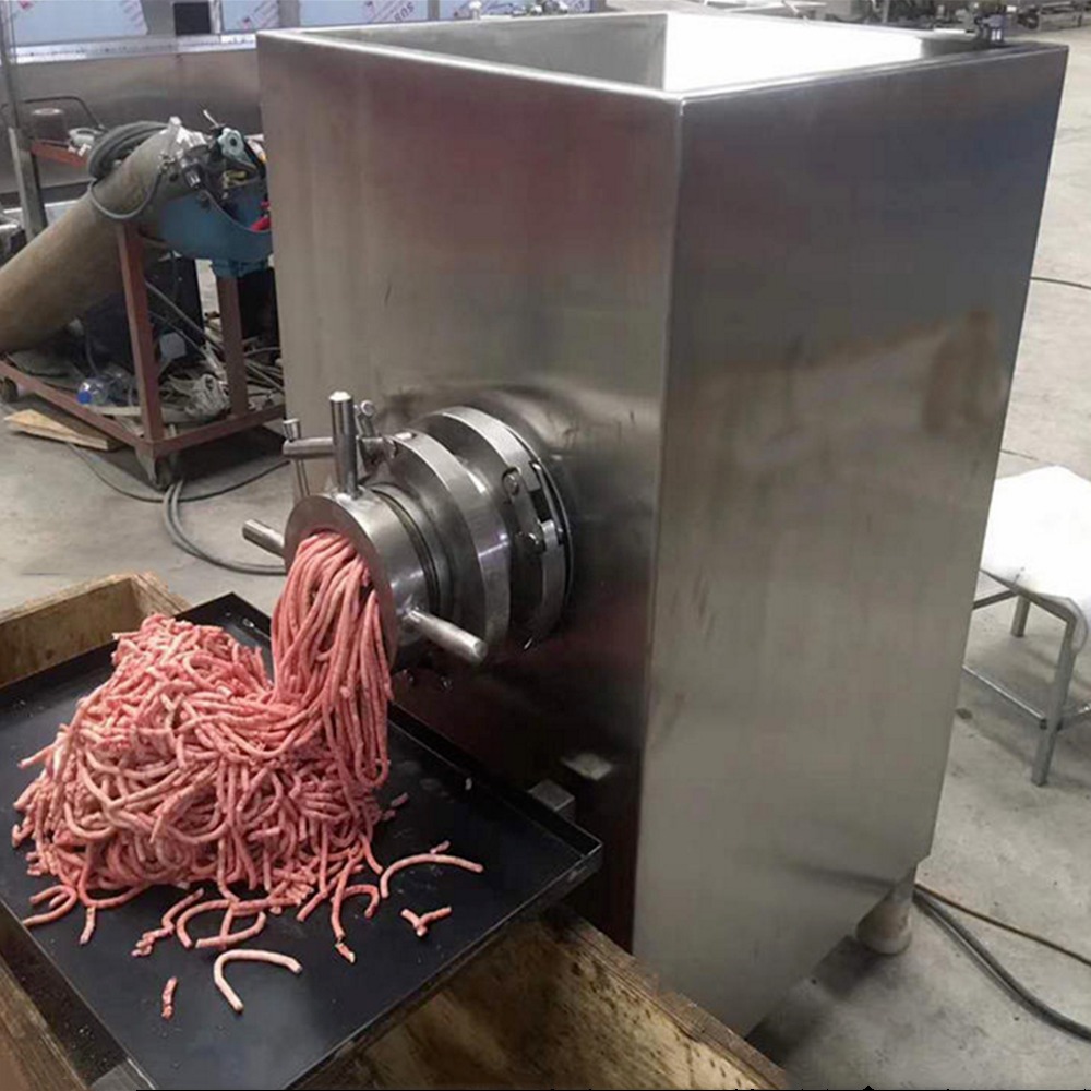 冻牛肉绞碎机 自动出料绞肉机 鸡皮大型绞肉机 厂家直销