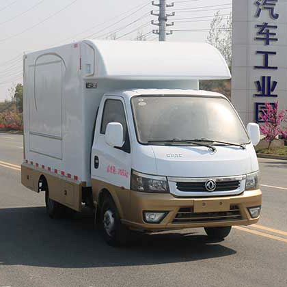 厂家直销东风途逸国六流动售货车-小型厢式流动售货车移动售卖车