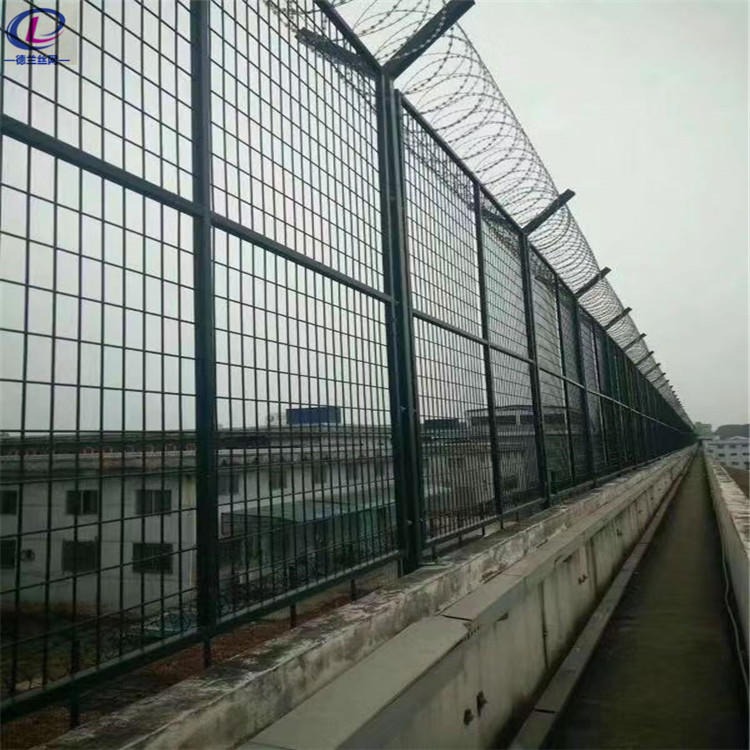 德兰供应 监狱护栏网 Y型柱监狱护栏网 机场监狱围界 风景区防护网