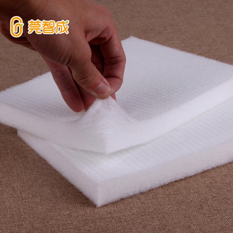 厂家直销防火树脂棉 高密度环保PK棉GT棉 定做耐老化床垫用代棕棉图片