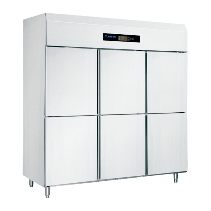 立式六门风冷冷藏柜 立式冰箱 ZVC-15-F6 保鲜冷藏设备 上海酒店厨房设备供应