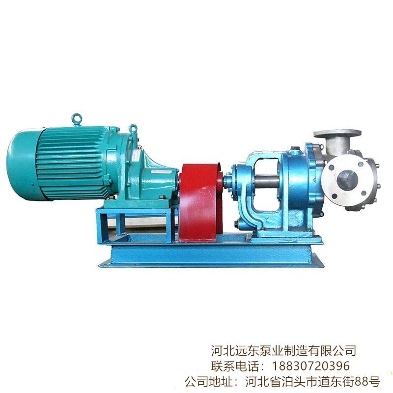 高粘度转子泵是输送沥青保温泵NYP220-RU-T1-W11齿轮泵也是输送糖蜜泵-泊远东