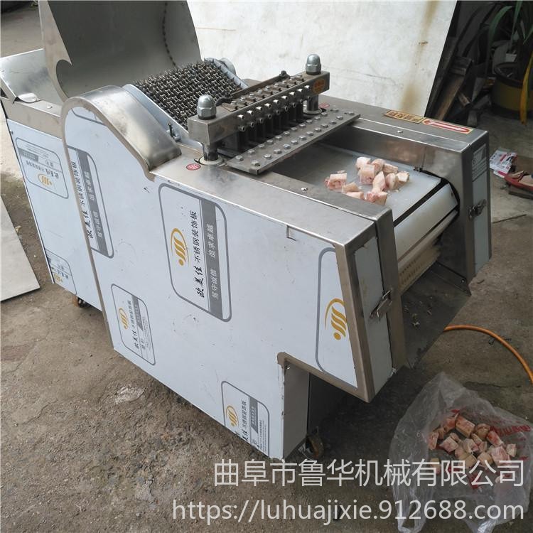 鲁华机械 LH JKJ多功能切鲜肉块机  不锈钢禽类剁块机  多功能切肉机