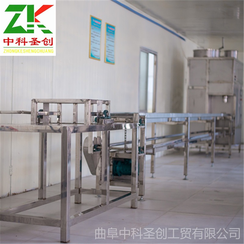 滨州冲浆豆腐生产线 时产2000机冲浆板式嫩豆腐机生产设备厂家价格