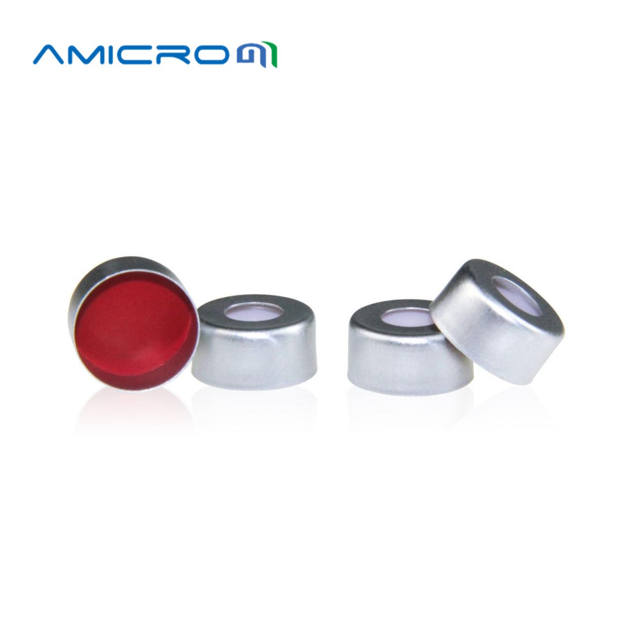 Amicrom 2ML样品瓶透明耐强酸强碱11MM钳口瓶小顶空瓶11mm铝盖垫 100套 B-11-SP3002