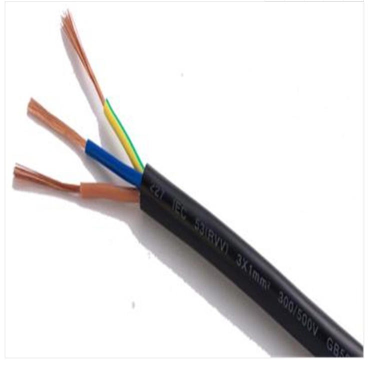 ZN-RVV电缆 ZN-RVV阻燃耐火电缆 小猫牌 ZR-YJVR22通信电源用阻燃软电缆