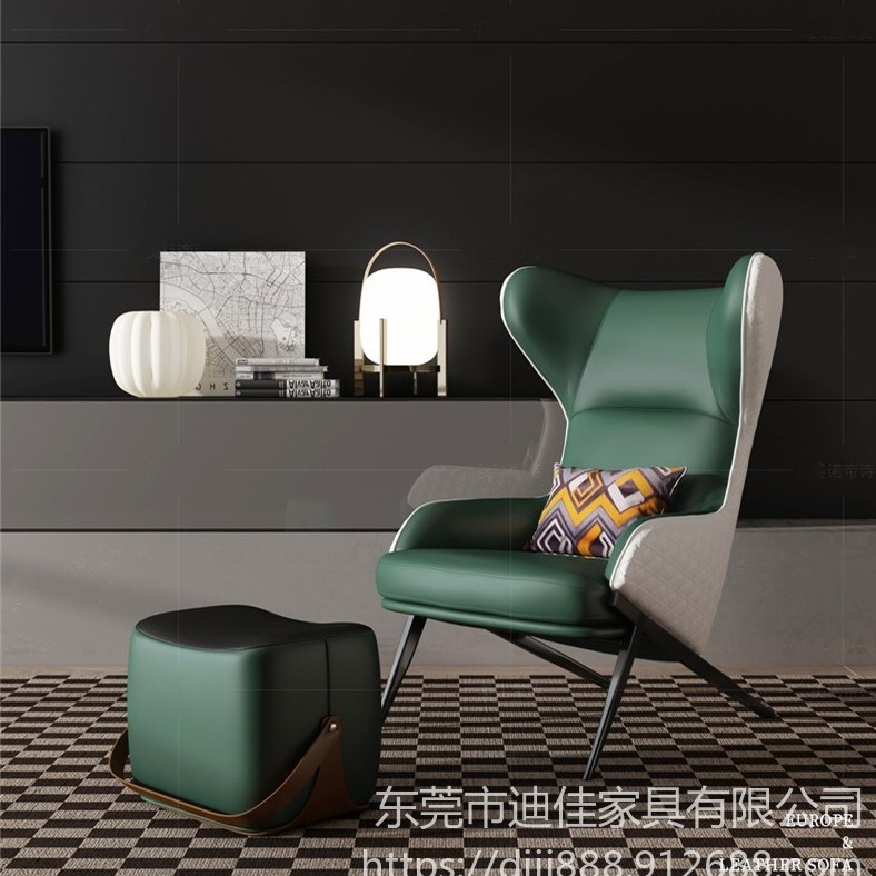 深圳高端家用休闲椅子 极简沙发 定制椅子 酒店沙发椅子