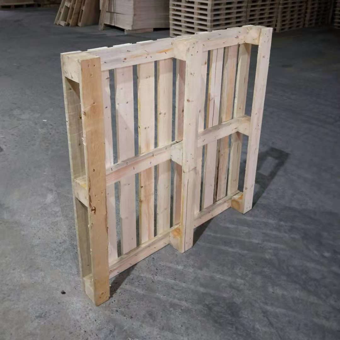 莱西厂家直销定制熏蒸实木托盘 进出口货架实木托盘图片