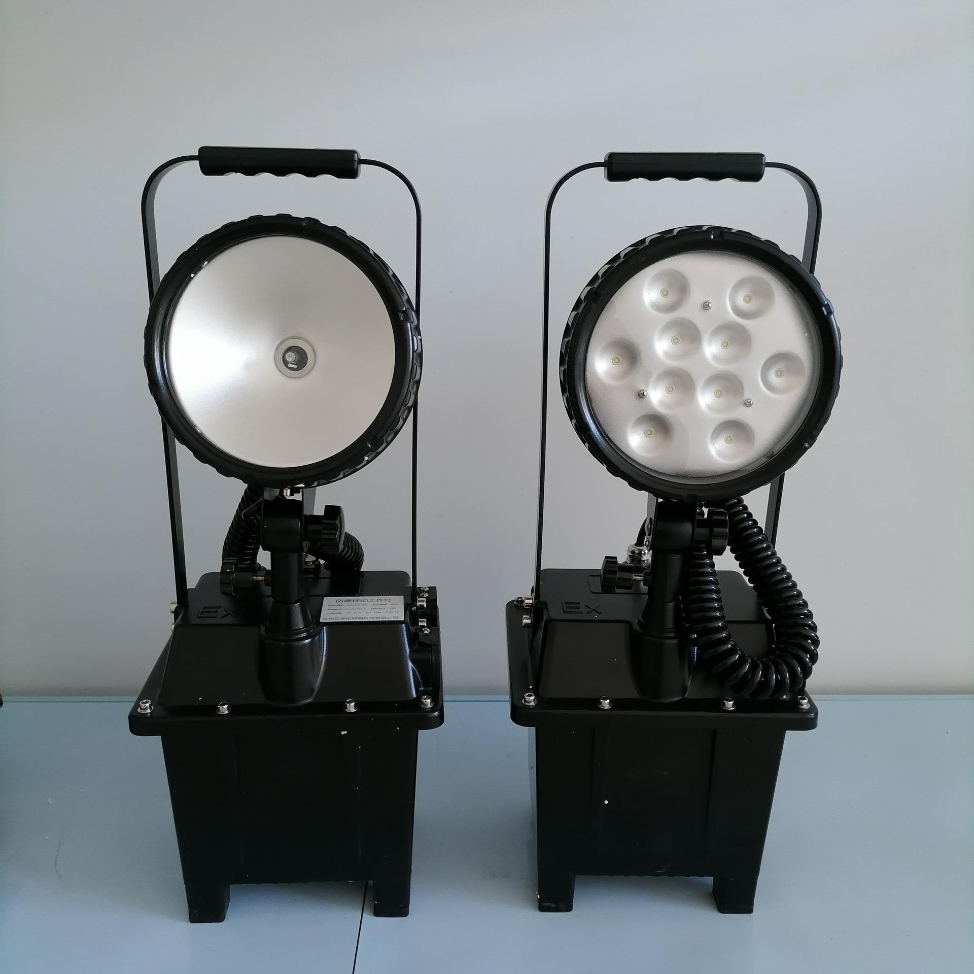 移动防爆灯华隆ZCY6102A LED强光泛光灯FW6100GF 手提蓄电池应急灯
