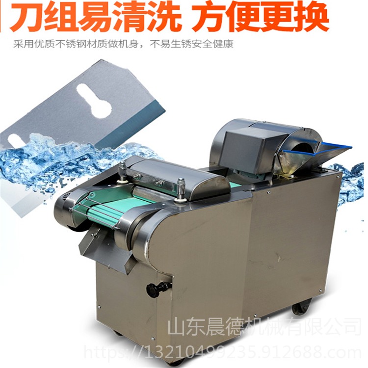 豆腐皮切丝机 面筋切丁机 不锈钢两相电粉条切段机晨德机械CD-1000