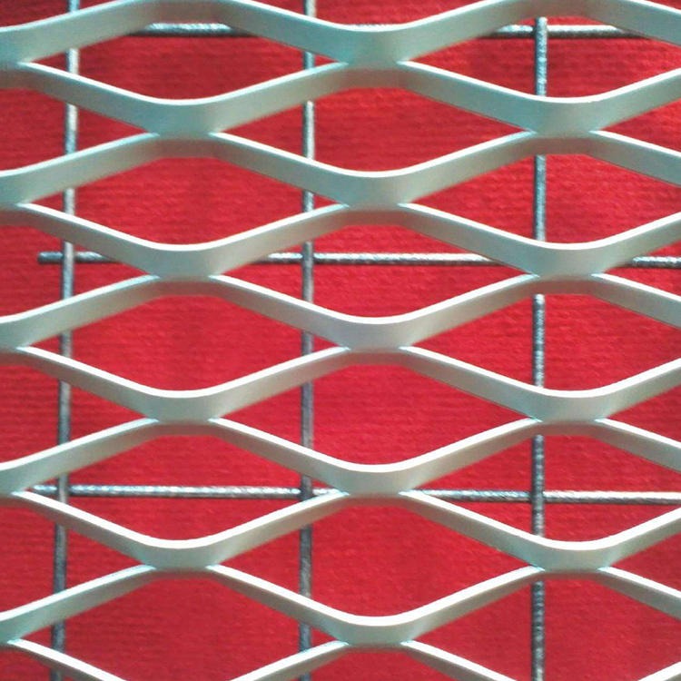 欧腾汽车大灯防护罩 4080mm铝板拉伸网 菱形孔网板价格 可定做各种尺寸