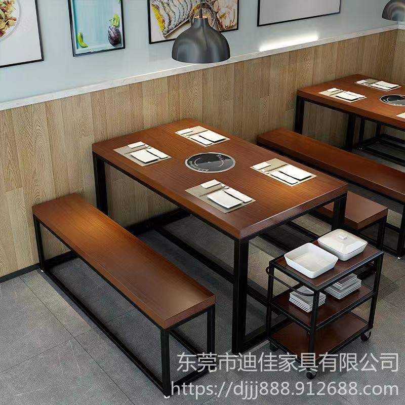 福州湘菜馆连锁  实木  餐桌椅