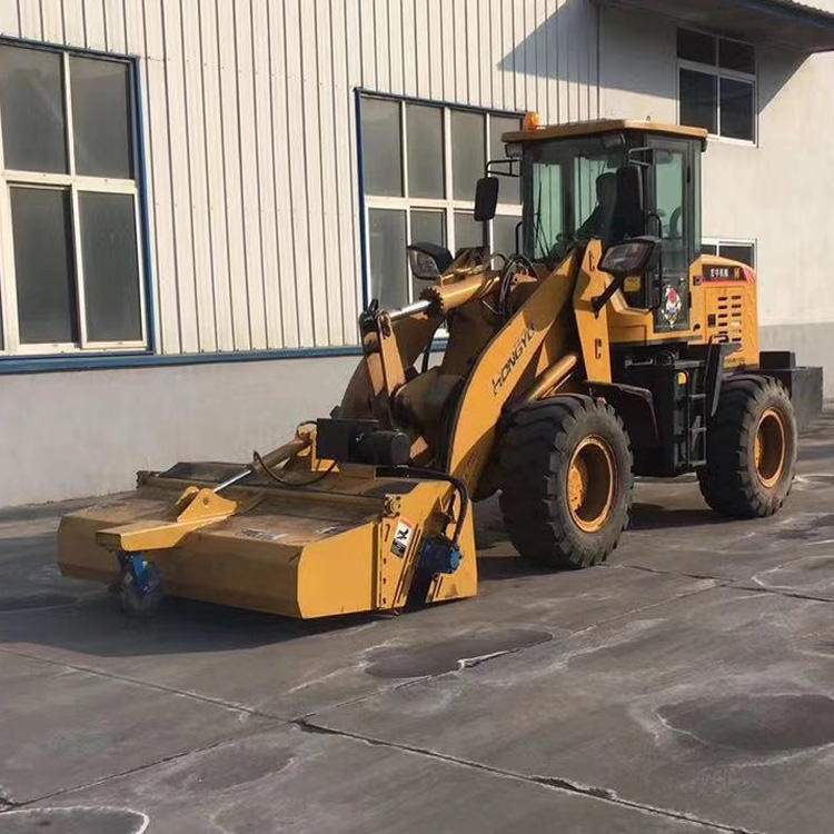装载机改造扫地车 亚欧重工 S930沙子清扫机 前进式扫地车