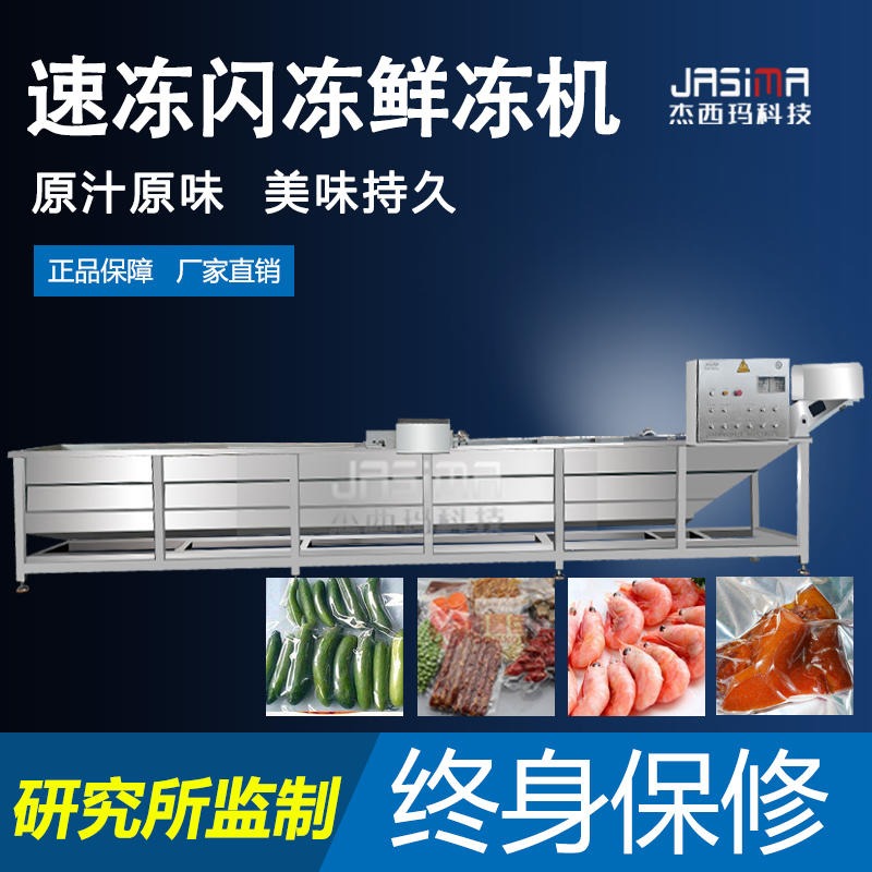 冷冻蔬菜加工设备 西红柿速冻机 超低温锁鲜大型商用速冻隧道图片