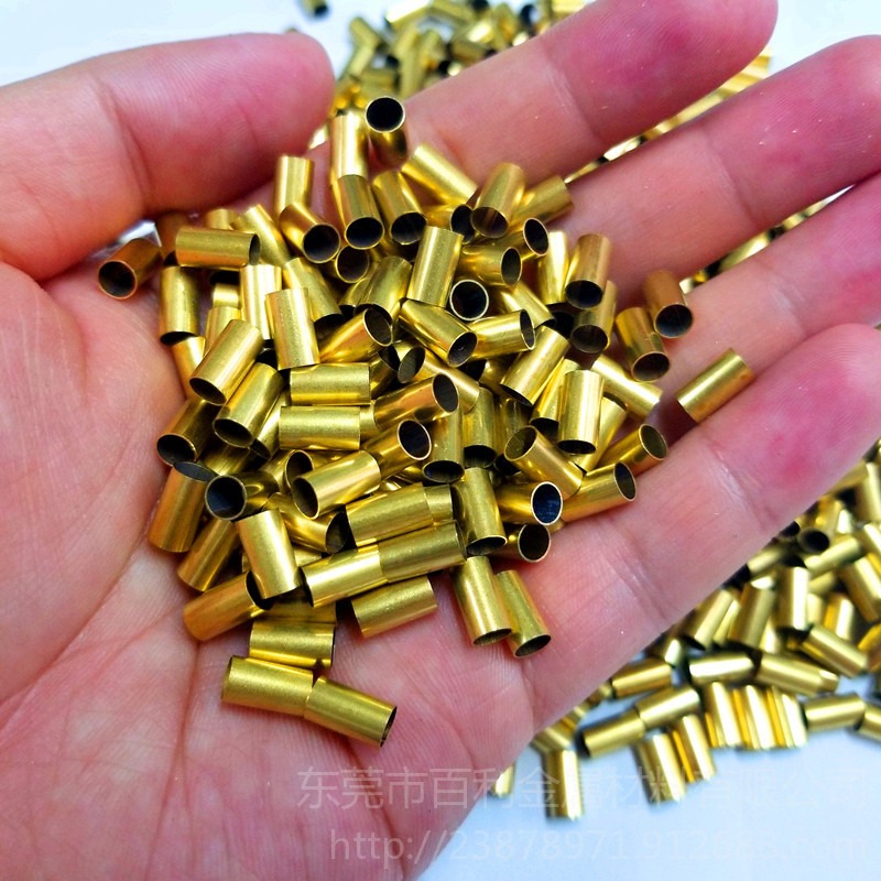 福建H65H68黄铜毛细管 薄壁黄铜管 薄壁黄铜套 厂家直销 环保 量大从优 直径1 2 5 8 10mm 百利金属