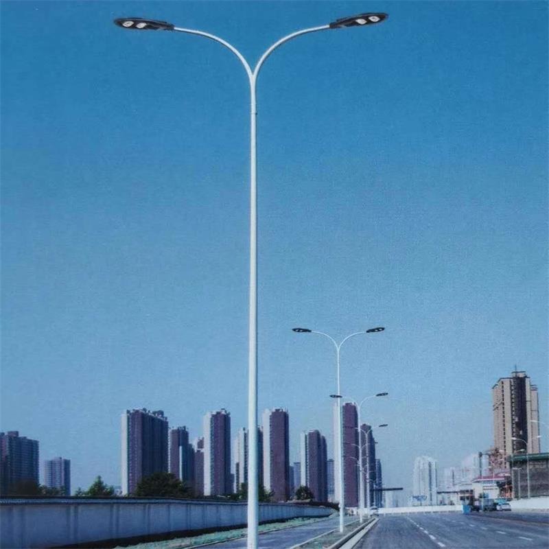 鑫永虹定制12米双臂高杆道路灯 市政工程照明LED节能路灯