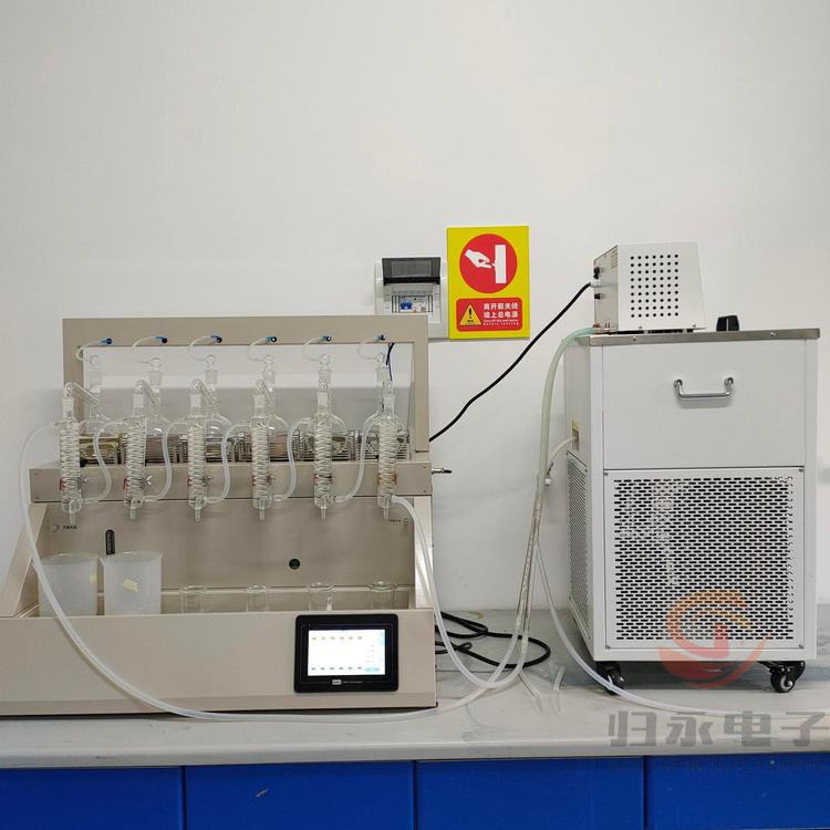 氨氮废水蒸馏装置 氨氮检测蒸馏装置 氨氮前处理蒸馏防倒吸图片