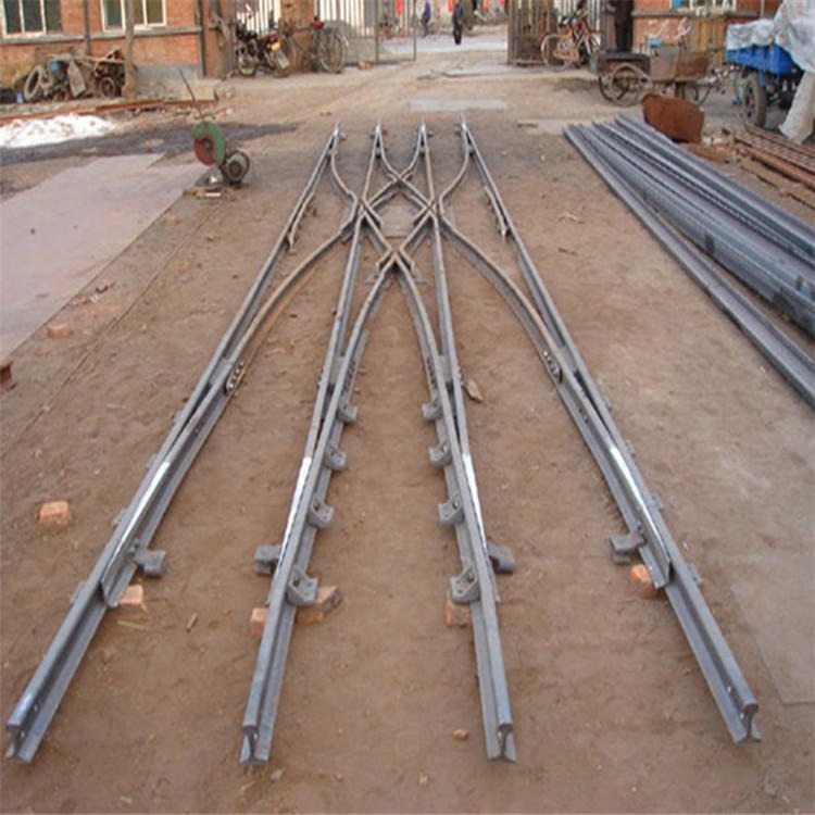 九天矿业钢轨道岔 矿用钢轨道岔种类 钢轨道岔 可以充分发挥线路的通过能力