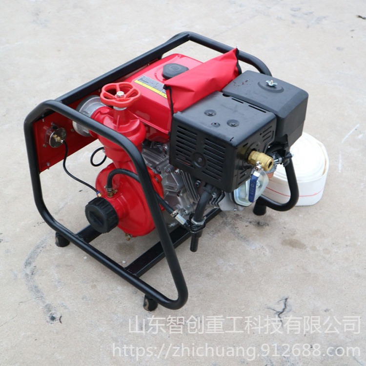 智创ZC-1 1   高压汽油机泵 消防增压泵移动式手抬机动泵消防泵 现货供应