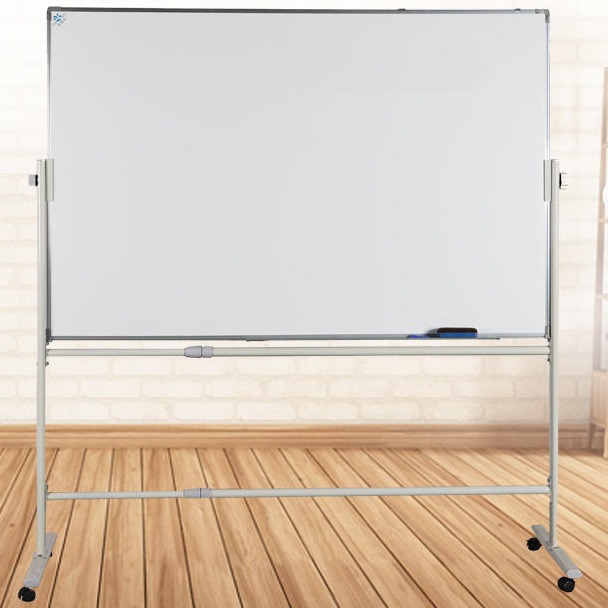 新款H型双面移动白板支架式磁性教学办公会议室写字板白板培训支架板—优雅乐
