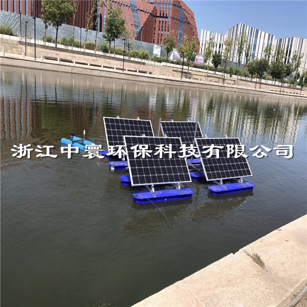 曝气机 太阳能提升式喇叭花增氧曝气机 河道治理 污水处理设备