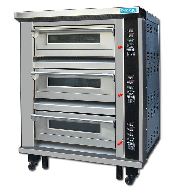 新麦三层六盘商用电烤箱烘培店专业设备面包蛋糕店设备 SK-623型厂家批发销售