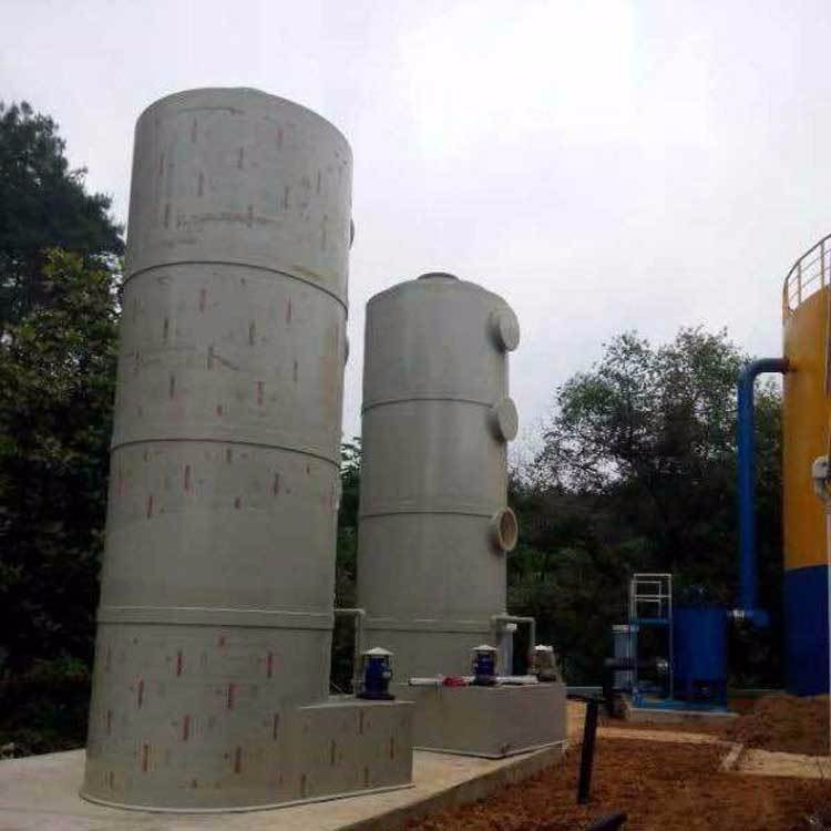 废气回收 屠宰厂废气处理 气体处理装置水喷淋塔定制 耀先废气治理系统图片