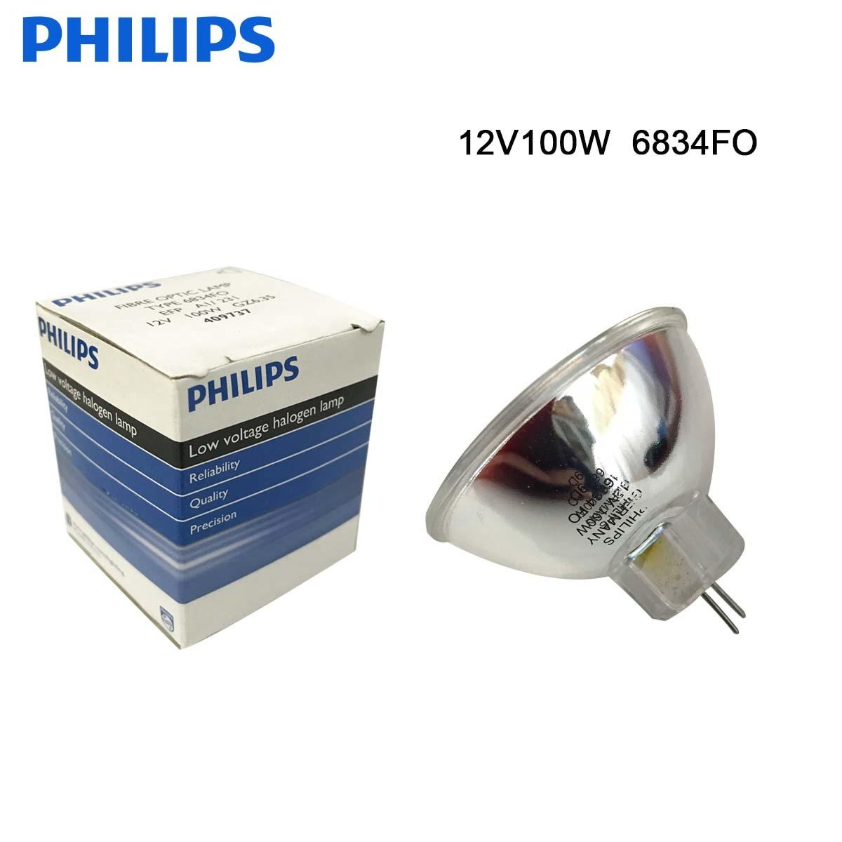 Philips/飞利浦12V100W冷光源灯杯 6834FO 投影机灯泡 显微镜卤素灯杯 胃镜灯泡图片