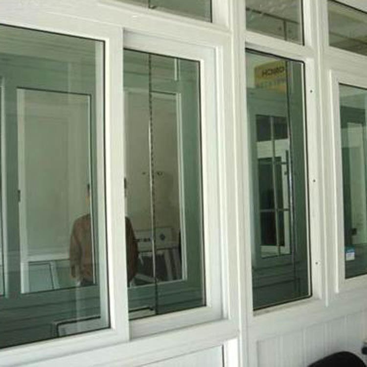 塑钢窗定制生产 塑钢窗玻璃压条 PVC门窗 海螺塑钢隔热窗 85系列塑钢窗 低价出售图片