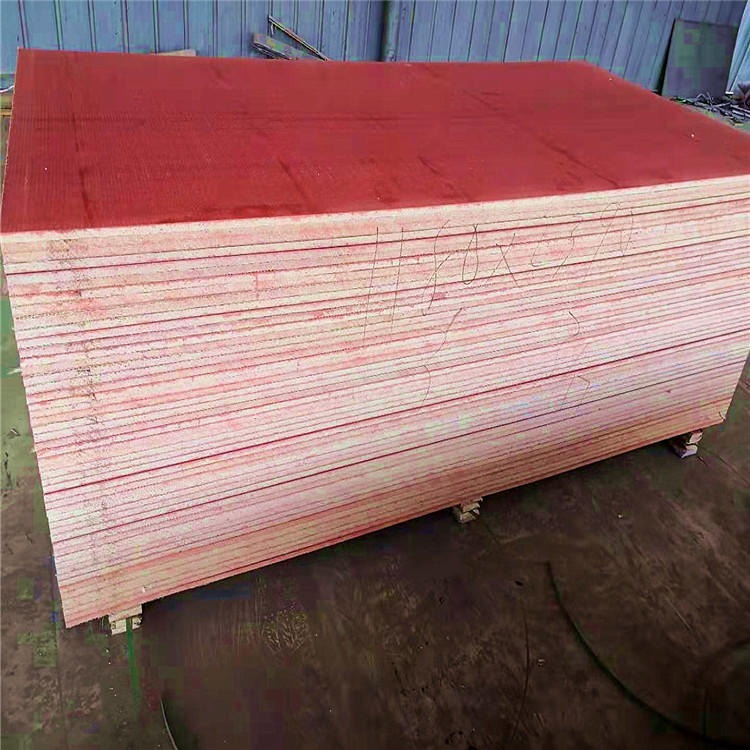 供应集装箱防火地板  红色玻镁地板 15mm厚 轩敞生产商