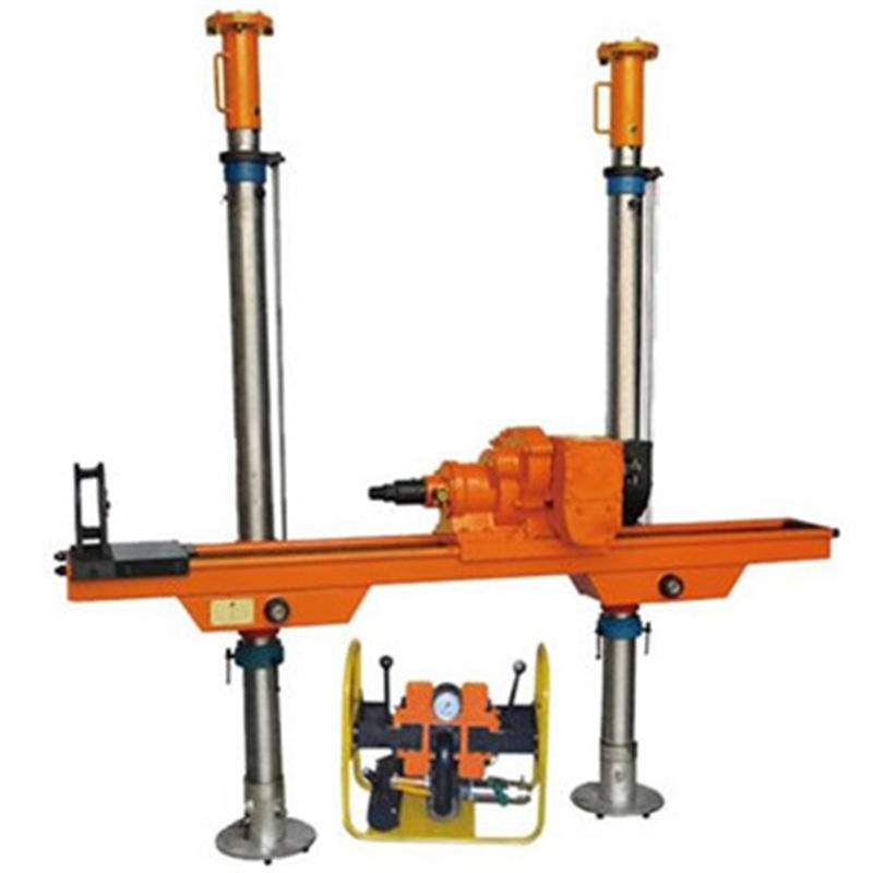 巨匠气动架柱式钻机 可定制高度气动探水钻机