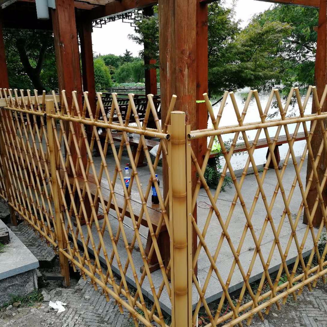 竹节护栏 仿竹节不锈钢护栏 茂岳景区工艺栅栏 草坪护栏