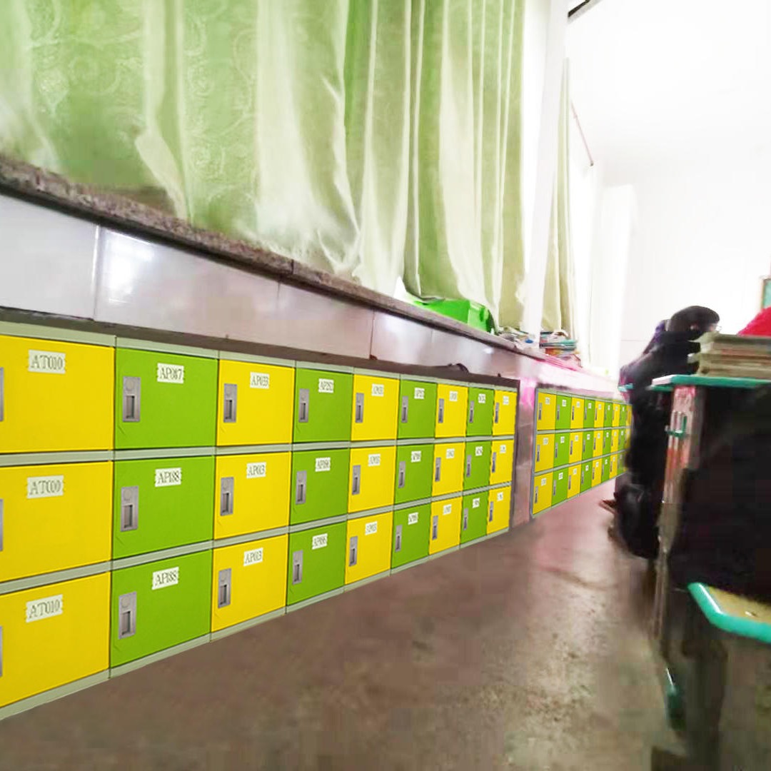 厂家全国直销 新款ABS塑料环保书包柜 中小学学生柜 幼儿园彩色书包柜