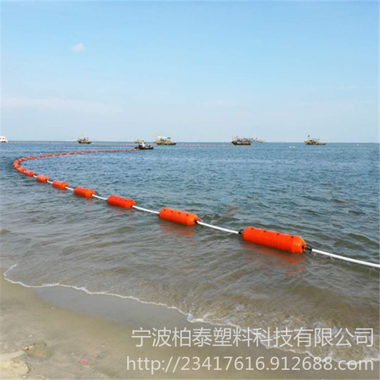 青岛海上防撞隔离浮筒 河道围栏浮筒 安全区警示浮标