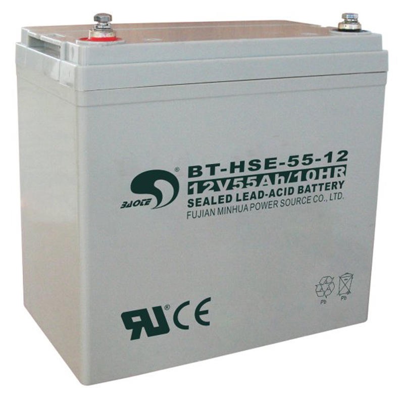 赛特蓄电池 BT-HSE-55-12 铅酸电池 ups电源用电瓶 直流屏 eps电池 储能免维护 全新报价