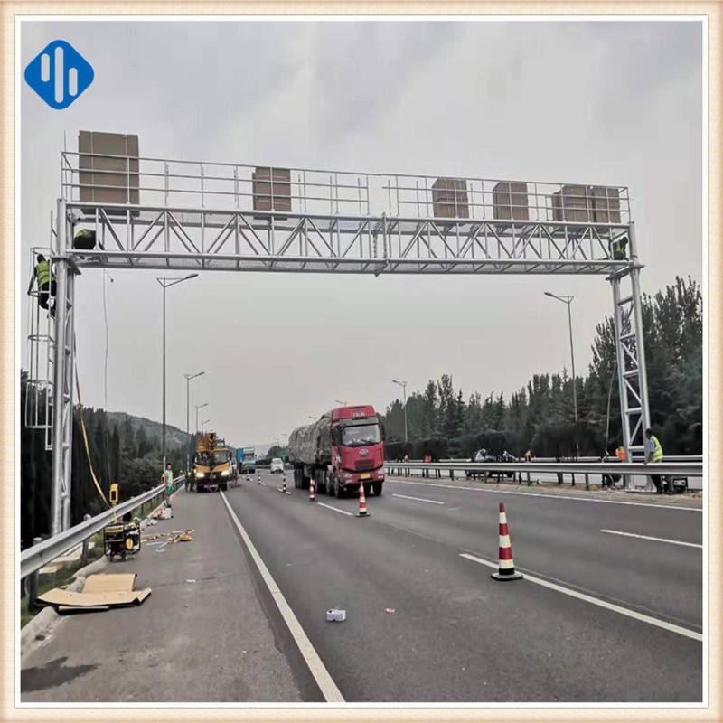 高速公路智能电动限高杆 智能遥控液压升降高速公路龙门架限高架