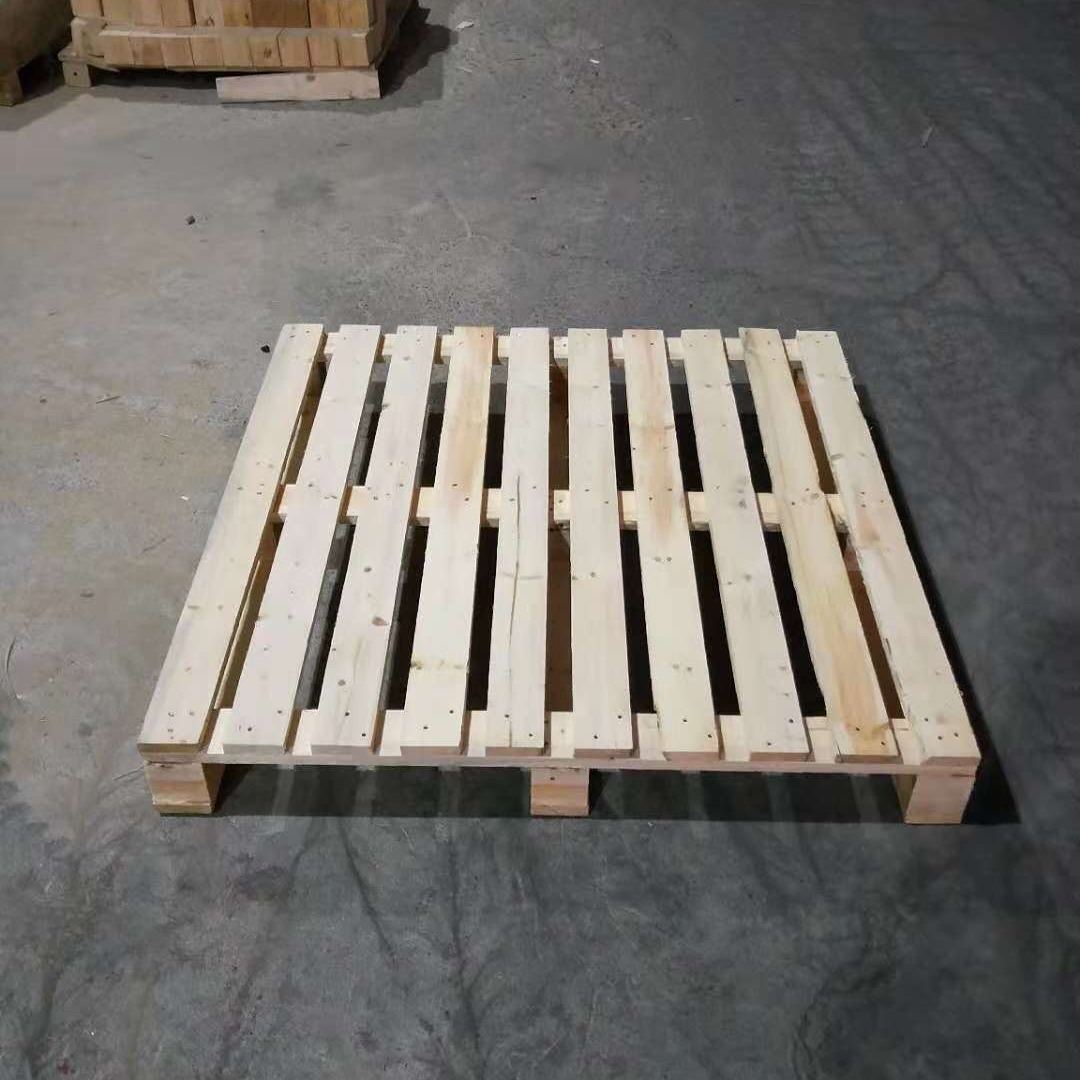 潍坊青州木质包装厂家直销集装箱出口专用木托盘承重高