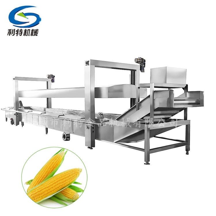 玉米加工线 黄糯玉米漂烫机 速冻玉米生产线 玉米加工设备 利特定制