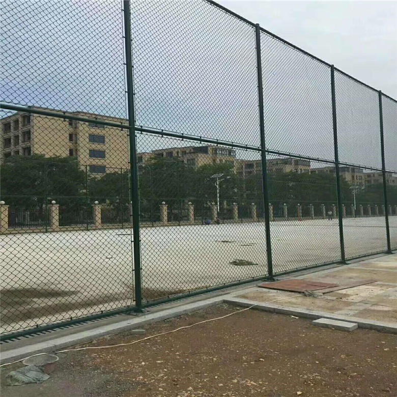 厂家发售 德兰丝网 足球场围网 球场护栏网  羽毛球场围栏图片