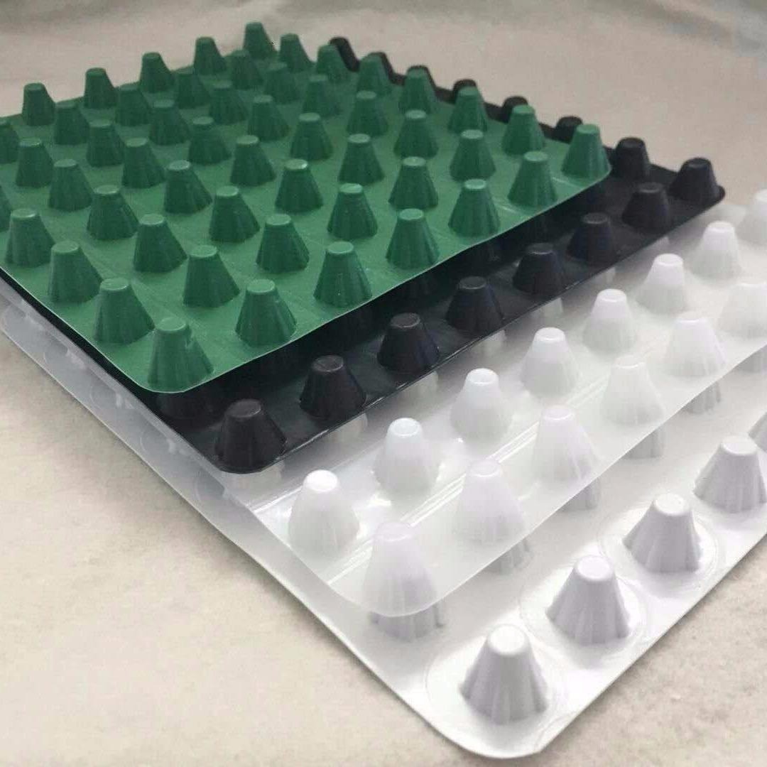 金昌塑料排水板 高分子异形片 高15公分 选绿祥