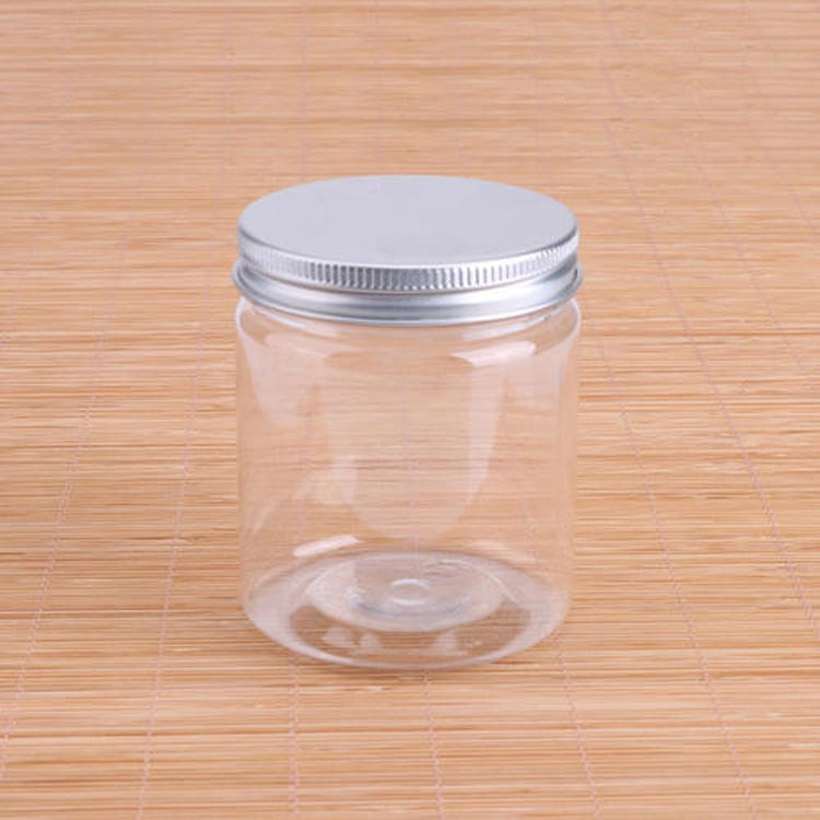 圆形塑料食品罐 食品罐  坚果收纳透明密封瓶 博傲塑料